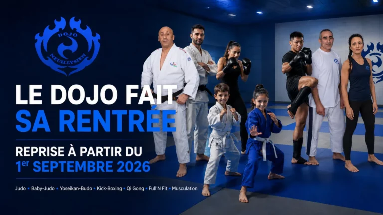 Ouverture 1er septembre 2026 du Dojo Neuillysien